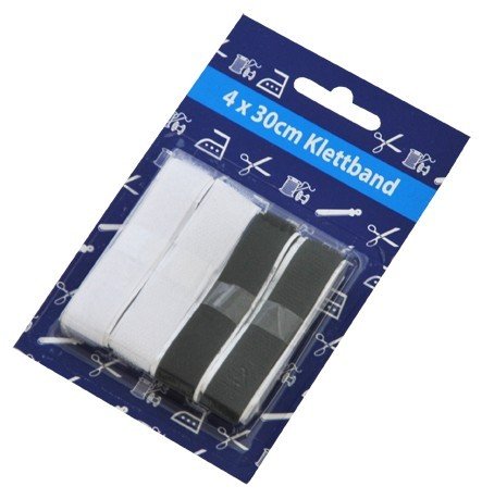obal 4x30cm Klettband Set schwarz/weiss von Unbekannt
