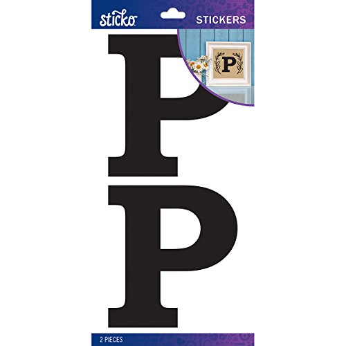 stickosticko Basic schwarz Monogramm Stickers-p, andere, Mehrfarbig stickosticko Basic schwarz Monogramm Stickers-p, andere, Mehrfarbig von Sticko