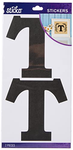 stickosticko Basic schwarz Monogramm Stickers-t, andere, Mehrfarbig stickosticko Basic schwarz Monogramm Stickers-t, andere, Mehrfarbig von Sticko