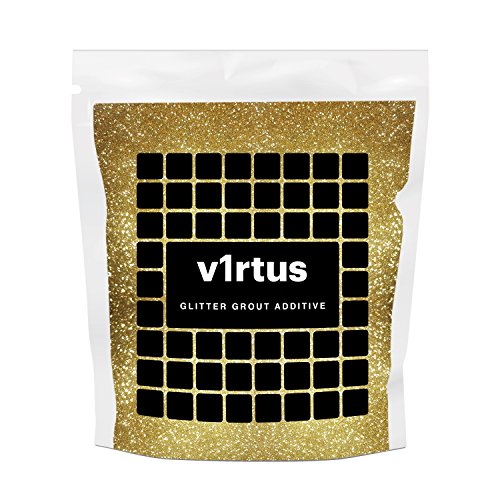 v1rtus Mörtel-Zusatzstoff, Glitzer-Fliesen in Gold, 100 g, für Feuchtraum, Badezimmer, Küche, glitzerndes Finish, einfach zu verwenden, hinzufügen/mischen mit Epoxidharz oder Zement-basiertem Mörtel, hitzebeständig, farbecht, nicht-rostend v1rtus Mörtel-Zusatzstoff, Glitzer-Fliesen in Gold, 100 g, für Feuchtraum, Badezimmer, Küche, glitzerndes Finish, einfach zu verwenden, hinzufügen/mischen mit Epoxidharz oder Zement-basiertem Mörtel, hitzebeständig, farbecht, nicht-rostend von V1RTUS