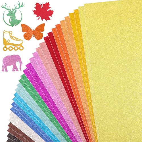 Glitzerkarton, 30 Blatt, 15 Farben, farbiger Karton, Premium-Glitzerpapier zum Basteln, A4-Glitzerkarton für DIY-Projekte, Kartenherstellung, Geburtstag, Hochzeit, Party, Dekoration, 300 g/m² Glitzerkarton, 30 Blatt, 15 Farben, farbiger Karton, Premium-Glitzerpapier zum Basteln, A4-Glitzerkarton für DIY-Projekte, Kartenherstellung, Geburtstag, Hochzeit, Party, Dekoration, 300 g/m² von Uncle Paul