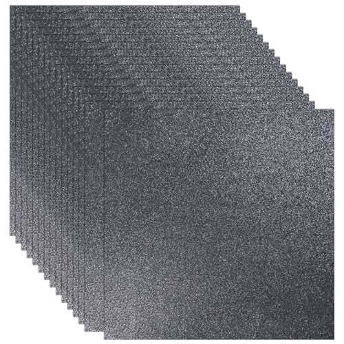 Schwarzes Glitzer-Kartonpapier, 15 Blatt, 300 g/m², quadratisch, farbiges Kartenpapier für Bastelarbeiten, DIY-Projekte, Kartenherstellung, Geburtstag, Hochzeit, Dekoration, UAP21BK15 Schwarzes Glitzer-Kartonpapier, 15 Blatt, 300 g/m², quadratisch, farbiges Kartenpapier für Bastelarbeiten, DIY-Projekte, Kartenherstellung, Geburtstag, Hochzeit, Dekoration, UAP21BK15 von Uncle Paul