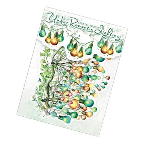 1 Pack Color Flower Light Pet Stickers Dekorative Papier Für Schlafzimmer Oder Album Scrapbooking Sticker Night Sticker von UncleS