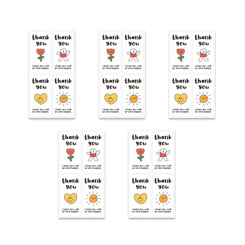 125 Stück rechteckige Dankesetiketten, 6,9 x 3,8 cm, Dankesaufkleber, Geschäfts-Wertschätzungsetiketten für Hochzeit, Babyparty, Geschäftsgebrauch 125 Stück rechteckige Dankesetiketten, 6,9 x 3,8 cm, Dankesaufkleber, Geschäfts-Wertschätzungsetiketten für Hochzeit, Babyparty, Geschäftsgebrauch von UncleS