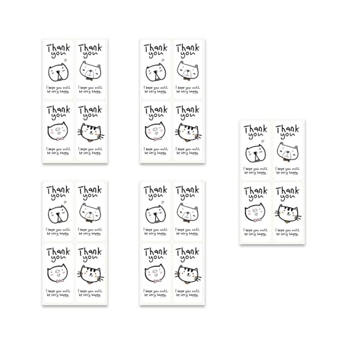 125 Stück rechteckige Dankesetiketten, 6,9 x 3,8 cm, Dankesaufkleber, Geschäfts-Wertschätzungsetiketten für Hochzeit, Babyparty, Geschäftsgebrauch 125 Stück rechteckige Dankesetiketten, 6,9 x 3,8 cm, Dankesaufkleber, Geschäfts-Wertschätzungsetiketten für Hochzeit, Babyparty, Geschäftsgebrauch von UncleS