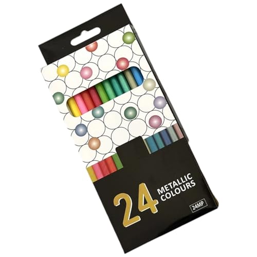 18.12.24 Farbmetallic Farbig Bleistift Set Zeichnungsstifte Malvorlagen Der School Lieferungen Kunstbedarf Für Schüler Skizzieren Zeichnen Metallic Colored Set von UncleS
