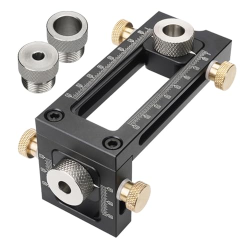 2 In 1 Bohrführung Doweling Jigs Bettschrank Schraube Stanzlokator Holzbearbeitung Loch 2 In 1 Doweling Jigs Accessoires Verstellbares Loch Jig von UncleS