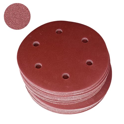 50 Stück 22,9 cm Aluminium-Schleifscheiben, 6-Loch-Design für professionelles Schleifen von Gipskartonplatten und Oberflächenvorbereitung, Klett-Schleifpapierbögen 50 Stück 22,9 cm Aluminium-Schleifscheiben, 6-Loch-Design für professionelles Schleifen von Gipskartonplatten und Oberflächenvorbereitung, Klett-Schleifpapierbögen von UncleS