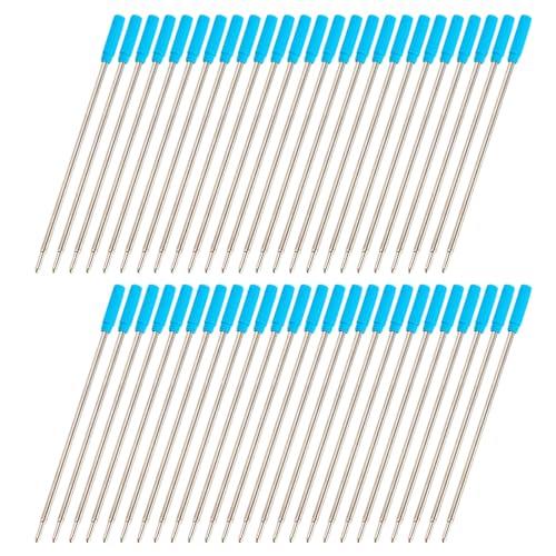 50pcs Austauschbarer Kugelschreiber Nachfüllungen Metall Nachfüll Für Twist Action 1 0 Mm Nachfüllung von UncleS