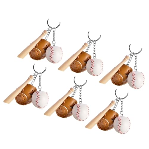 6PCS Baseball Keyring Baseball Holder Rucksack Geldbeutel Charm Anhänger Keychain Accessoire Kid Birthday Party Supplies Handschuh Fledermaus Anhänger 6PCS Baseball Keyring Baseball Holder Rucksack Geldbeutel Charm Anhänger Keychain Accessoire Kid Birthday Party Supplies Handschuh Fledermaus Anhänger von UncleS