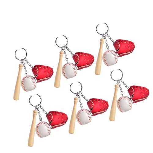 6PCS Baseball Keyring Baseball Holder Rucksack Geldbeutel Charm Anhänger Keychain Accessoire Kid Birthday Party Supplies Handschuh Fledermaus Anhänger 6PCS Baseball Keyring Baseball Holder Rucksack Geldbeutel Charm Anhänger Keychain Accessoire Kid Birthday Party Supplies Handschuh Fledermaus Anhänger von UncleS