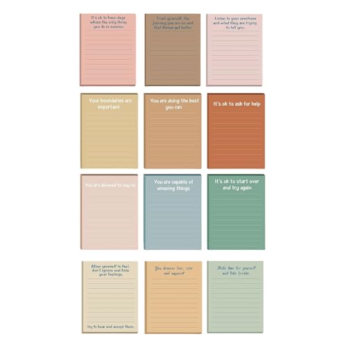 8/12 Stück inspirierendes Zitat Aufkleber Notizzettel selbstklebend Stickerblock Retro Memos Pad geeignet für Büroangestellte 8/12 Stück inspirierendes Zitat Aufkleber Notizzettel selbstklebend Stickerblock Retro Memos Pad geeignet für Büroangestellte von UncleS