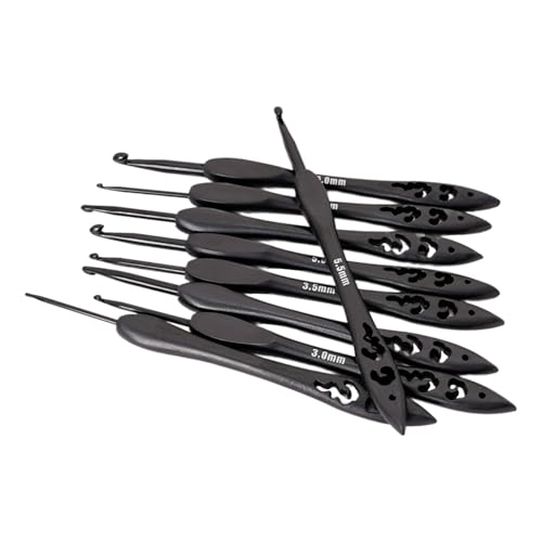9 Stcs Ergonomische Häkchen Haken 2 0 Mm Bis 6 0 Mm Nadel Strick Nadelzubehör Einfach Zu Bedienen Für Frauen von UncleS