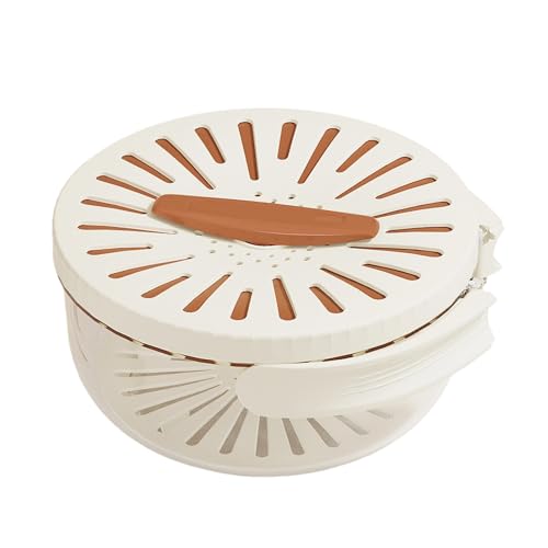Abtropfkorb mit ergonomischem Griff für Obst Gemüse Waschen und Abtropfen Küchenzubehör Griff Faltbarer Gemüsewascher Abtropfkorb mit ergonomischem Griff für Obst Gemüse Waschen und Abtropfen Küchenzubehör Griff Faltbarer Gemüsewascher von UncleS