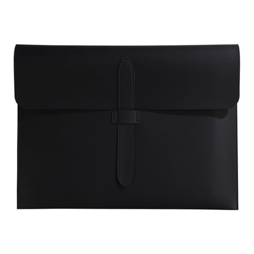 Business-Ledermappe, Datei-Organizer, Taschen mit sicherem Verschluss, Briefform, Dokumententragetasche für Reisen, Büro, Leder, Aktenordner für Studenten von UncleS