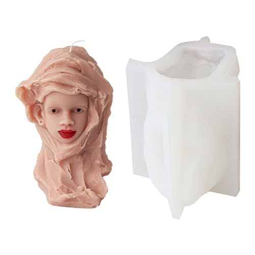 Detaillierte Mädchen Gesicht Silikon Kerze Schimmel Elegante Damenkopfkerzenform Robuste Formen Für Einzigartige Geschenke Und Dekore Die Fondantkuchen Dekorieren Detaillierte Mädchen Gesicht Silikon Kerze Schimmel Elegante Damenkopfkerzenform Robuste Formen Für Einzigartige Geschenke Und Dekore Die Fondantkuchen Dekorieren von UncleS