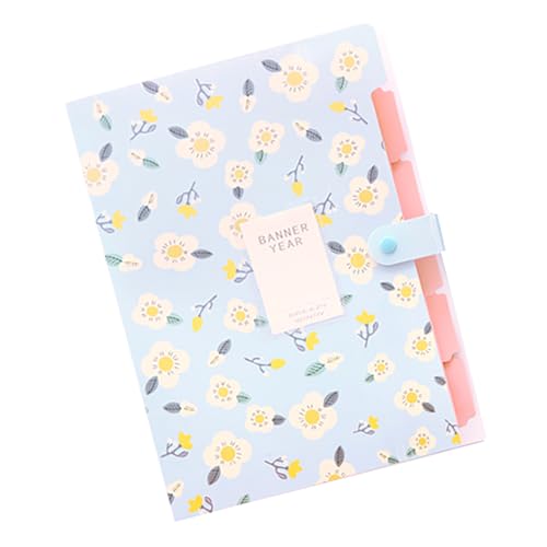 Dokumentenmappe mit Blumendruck, 6 Taschen, Fächer, Dokumenten-Organizer, Sortiermappe in Briefgröße, für Schule, Bürobedarf, Bürobedarf, Dokumentenmanagement Dokumentenmappe mit Blumendruck, 6 Taschen, Fächer, Dokumenten-Organizer, Sortiermappe in Briefgröße, für Schule, Bürobedarf, Bürobedarf, Dokumentenmanagement von UncleS
