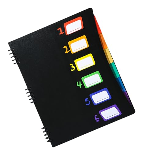 Fächermappe mit 6 Fächern, Briefgröße, Dokumenten-Organizer, erweiterbare Sortiermappe mit herausnehmbaren Seiten, 317 x 250 mm Fächermappe mit 6 Fächern, Briefgröße, Dokumenten-Organizer, erweiterbare Sortiermappe mit herausnehmbaren Seiten, 317 x 250 mm von UncleS