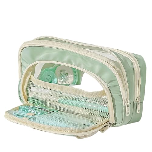 Federmäppchen mit hoher Kapazität, mehrlagig, Stifteetui, Marker-Organizer, Tasche, Reise-Make-up-Tasche für Schule, Büro, Reisen Federmäppchen mit hoher Kapazität, mehrlagig, Stifteetui, Marker-Organizer, Tasche, Reise-Make-up-Tasche für Schule, Büro, Reisen von UncleS