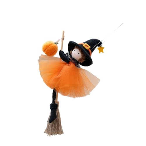 Festival Tuch Besen Hexe Ornament Kürbisse Mädchen hängende Dekoration für Innen- und Außenbereich Urlaub Party Dekoration Festival Themed Tuch Ornament Festival Tuch Besen Hexe Ornament Kürbisse Mädchen hängende Dekoration für Innen- und Außenbereich Urlaub Party Dekoration Festival Themed Tuch Ornament von UncleS