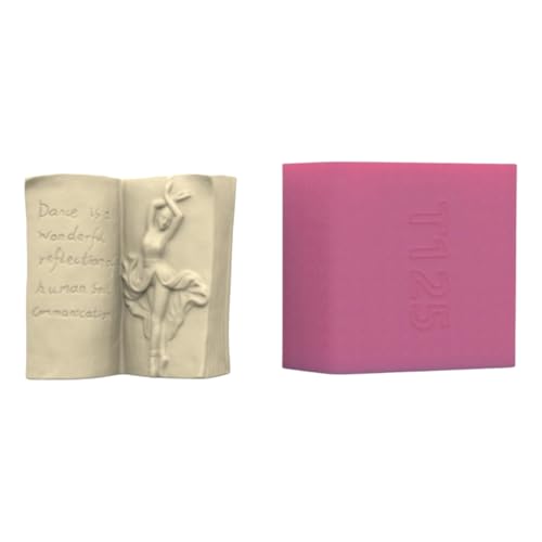Harzbuch Skulptur Schimmelblume Vase Formen Gesichtsbuchform Silikon Pflanzer Handherstellung Vorräte Perfekt Für Vase Silikonblume von UncleS