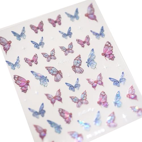 Leuchtende Nägel Kunstaufkleber Schmetterling Abziehbilder Selbstklebender Aufkleber Dekorationen Maniküre Leuchte Nägel Aufkleber Schmetterling Nagelstätte Selbstkleber Nagel Leuchtende Nägel Kunstaufkleber Schmetterling Abziehbilder Selbstklebender Aufkleber Dekorationen Maniküre Leuchte Nägel Aufkleber Schmetterling Nagelstätte Selbstkleber Nagel von UncleS