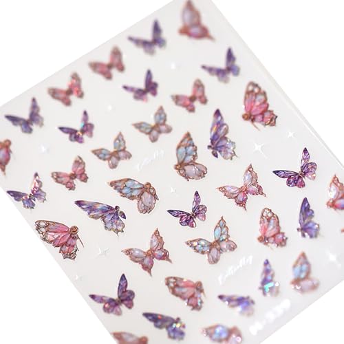 Leuchtende Nägel Kunstaufkleber Schmetterling Abziehbilder Selbstklebender Aufkleber Dekorationen Maniküre Leuchte Nägel Aufkleber Schmetterling Nagelstätte Selbstkleber Nagel Leuchtende Nägel Kunstaufkleber Schmetterling Abziehbilder Selbstklebender Aufkleber Dekorationen Maniküre Leuchte Nägel Aufkleber Schmetterling Nagelstätte Selbstkleber Nagel von UncleS