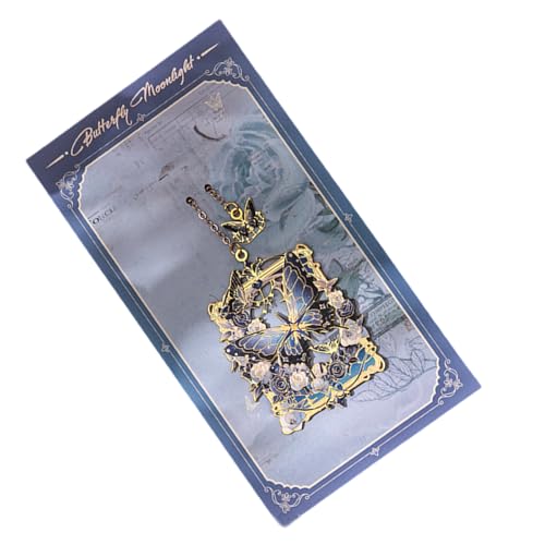 Metall-Lesezeichen, hohl, Schmetterling, Lesezeichen, Marker, Retro-Lesezeichen mit Anhänger, Lesezeichen, zum Lesen Metall-Lesezeichen, hohl, Schmetterling, Lesezeichen, Marker, Retro-Lesezeichen mit Anhänger, Lesezeichen, zum Lesen von UncleS