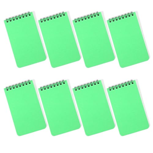 Notizblöcke mit Doppelspulenbindung, 80 Blatt, breit liniert, kleine Notizblöcke, Taschenbuch, Schreibblock zum Schreiben, 7,6 x 10,9 cm, 8 Stück Notizblöcke mit Doppelspulenbindung, 80 Blatt, breit liniert, kleine Notizblöcke, Taschenbuch, Schreibblock zum Schreiben, 7,6 x 10,9 cm, 8 Stück von UncleS