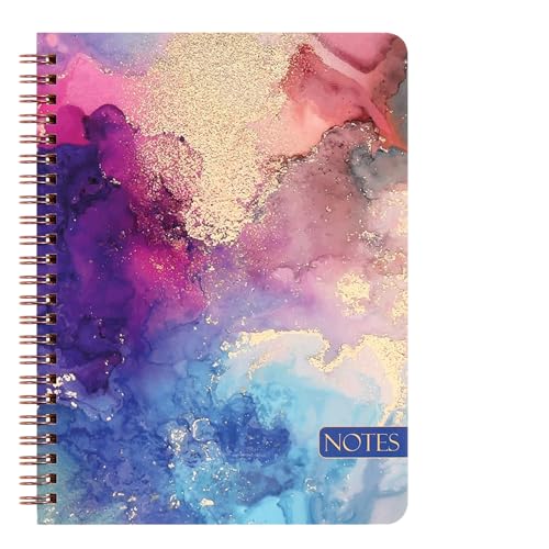 Notizbuch mit Doppeldrahtbindung, 160 Seiten, breit, liniert zum Schreiben, 16,5 x 21 cm, College-Notizblöcke für Büro, Schule Notizbuch mit Doppeldrahtbindung, 160 Seiten, breit, liniert zum Schreiben, 16,5 x 21 cm, College-Notizblöcke für Büro, Schule von UncleS
