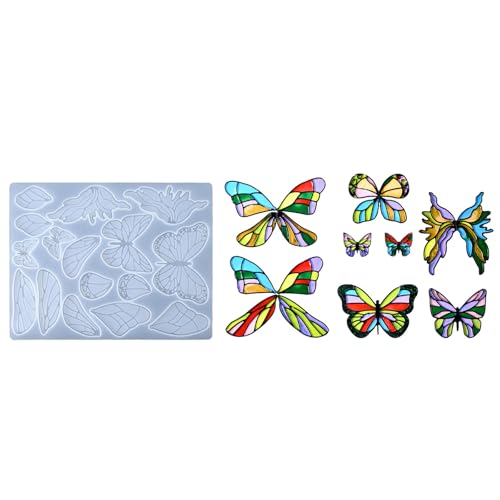 Schmuckgussschimmel Schmetterlingsflügel Silikon Für Handwerk Von Schmuckzubehör Wie Broschen Ohrringe Und Charm Crafting Silicon von UncleS