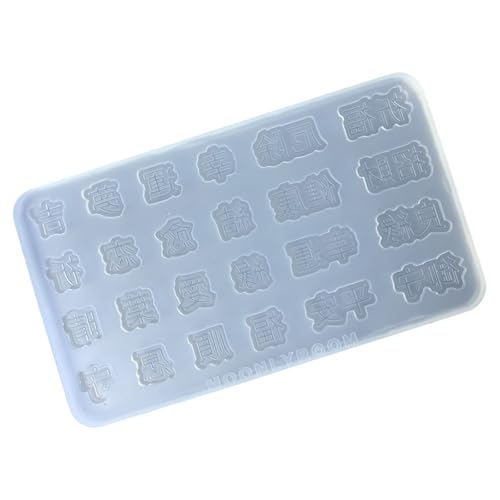 Silikon Fondant Formen Chinesische Charaktere Serie Dessert Formkuchen Dekorationsinstrument Für Kreative Dessertdesigns Schokoladenform Geeignet von UncleS