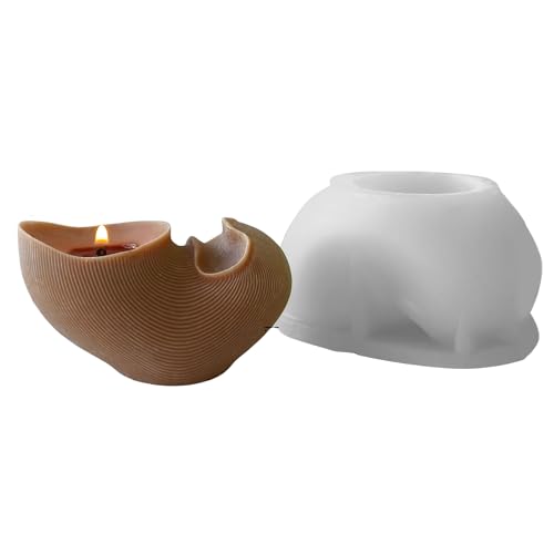 Silikonkerzenform Epoxidharzformen Limacidae Form Silikonstextur Zum Handwerk Schmuck Und Wohndekorationen Hochtemperaturbeständige Form von UncleS