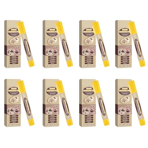 UncleS 8pieces Holzmalerei Stiftpygraphie Marker Für Bastelmarker Für Erwachsene Brandfarbstoff Kunst UncleS 8pieces Holzmalerei Stiftpygraphie Marker Für Bastelmarker Für Erwachsene Brandfarbstoff Kunst von UncleS