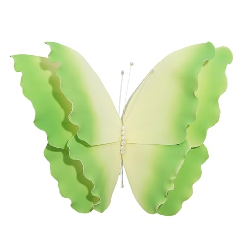 UncleS Große Schmetterlings-Dekoration für Hochzeit und Veranstaltung, Wandkunst, Ornament für Zuhause, Kinderzimmer, Hochzeit, Display, Schmetterlingsparty-Zubehör von UncleS