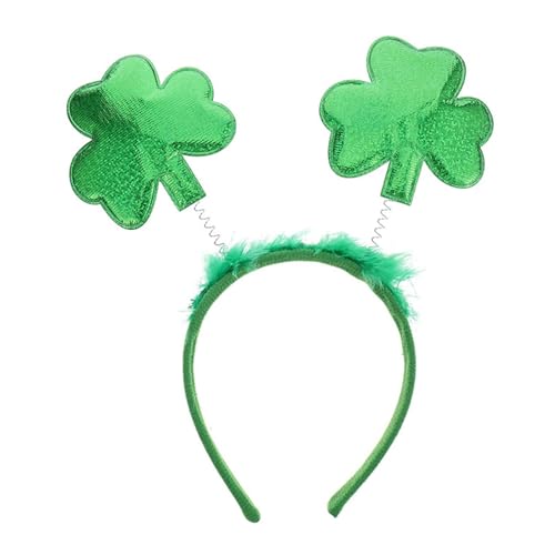 UncleS Irischer Kobold, modischer Kopfreifen, grün, gefiedert, Haarschmuck, Haarstyling-Werkzeug für Kinder und Erwachsene, Foto-Requisiten, grüne Party-Kopfbedeckung UncleS Irischer Kobold, modischer Kopfreifen, grün, gefiedert, Haarschmuck, Haarstyling-Werkzeug für Kinder und Erwachsene, Foto-Requisiten, grüne Party-Kopfbedeckung von UncleS