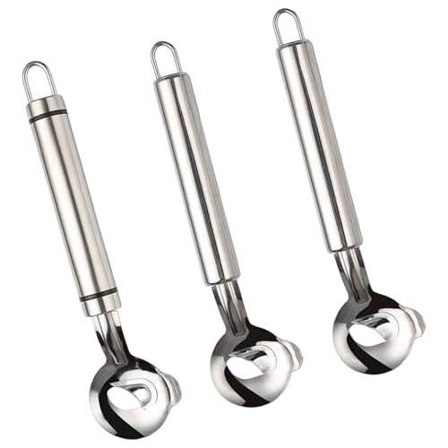UncleS Kaktusschäler aus Edelstahl mit Schälabweiser und Haken zum Aufhängen für einfache Lagerung und Reinigung, Küchenschäler zum Kochen, 3 Stück von UncleS