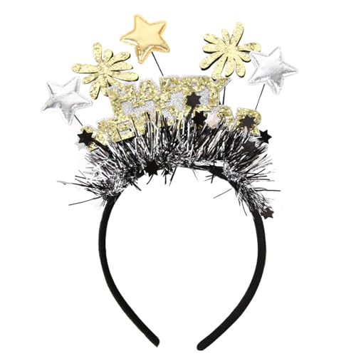 UncleS Lametta-Stirnband, Party-Kostüm, glitzernd, 2025, Party, Karaoke, Foto-Requisiten, Blingbling Haarreif, Nachtclub, Neujahrs-Stirnband UncleS Lametta-Stirnband, Party-Kostüm, glitzernd, 2025, Party, Karaoke, Foto-Requisiten, Blingbling Haarreif, Nachtclub, Neujahrs-Stirnband von UncleS