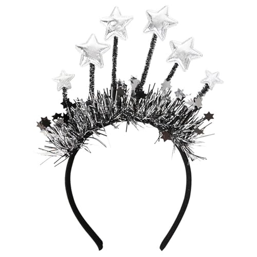 UncleS Lametta-Stirnband, Party-Kostüm, glitzernd, 2025, Party, Karaoke, Foto-Requisiten, Blingbling Haarreif, Nachtclub, Neujahrs-Stirnband UncleS Lametta-Stirnband, Party-Kostüm, glitzernd, 2025, Party, Karaoke, Foto-Requisiten, Blingbling Haarreif, Nachtclub, Neujahrs-Stirnband von UncleS