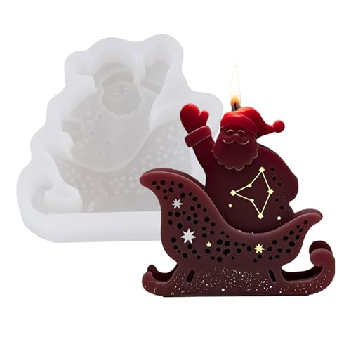 UncleS Silikonform mit Weihnachtsmann-Figur, Backwerkzeug für Epoxidharz, Basteln, Seife, Klausel UncleS Silikonform mit Weihnachtsmann-Figur, Backwerkzeug für Epoxidharz, Basteln, Seife, Klausel von UncleS