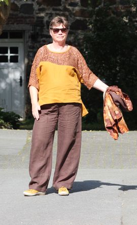 Asymmetrisches Kimonoshirt Lale Asymmetrisches Kimonoshirt Lale von Unendlich schön - Design Anita Lüchtefeld