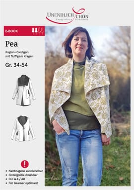 Raglan-Cardigan Pea von Unendlich schön - Design Anita Lüchtefeld