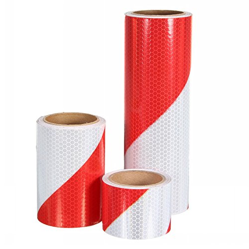 Ungfu Mall 1 PC 5cm / 10cm / 20cm Verkehrswarnsicherheits Nacht Reflexstreifen Rot Weiß Schrägband Aufkleber Ungfu Mall 1 PC 5cm / 10cm / 20cm Verkehrswarnsicherheits Nacht Reflexstreifen Rot Weiß Schrägband Aufkleber von Ungfu Mall