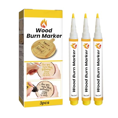Burning Pen, Wood Marker Set, Safe Handmade Wood Burning Kit Pens Tool for Drawing, Etching, Lettering, Art Projects, Pyrography Design for Beginners, Crafters, Artists Burning Pen, Wood Marker Set, Safe Handmade Wood Burning Kit Pens Tool for Drawing, Etching, Lettering, Art Projects, Pyrography Design for Beginners, Crafters, Artists von Ungtyb