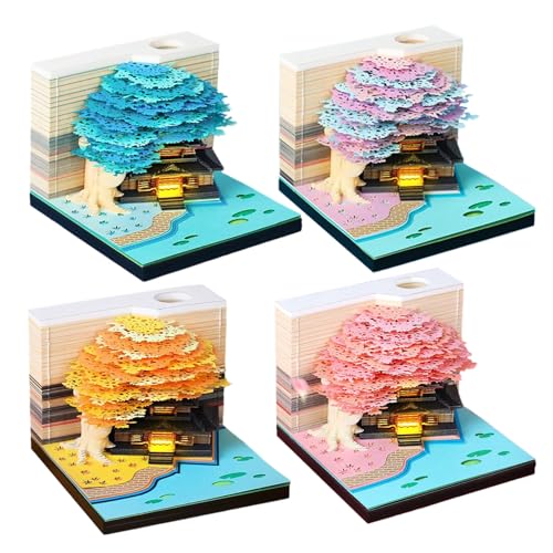 Ungtyb 3D Kalender,Papier Skulptur Kalender - Baum Haus Design Kunst Notizblock Mit Leicht Abtrennbarer Erinnerungsfunktion Für Unterricht Urlaub Lehrer Zuhause Ungtyb 3D Kalender,Papier Skulptur Kalender - Baum Haus Design Kunst Notizblock Mit Leicht Abtrennbarer Erinnerungsfunktion Für Unterricht Urlaub Lehrer Zuhause von Ungtyb