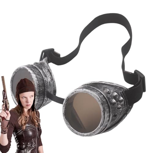 Ungtyb Gotische Steampunk Brille Vintage Steampunk Brille Retro Sonnenbrille für Verkleidungen Vintage Brille für Versammlungen Halloween Kostüm-Veranstaltungen Ungtyb Gotische Steampunk Brille Vintage Steampunk Brille Retro Sonnenbrille für Verkleidungen Vintage Brille für Versammlungen Halloween Kostüm-Veranstaltungen von Ungtyb