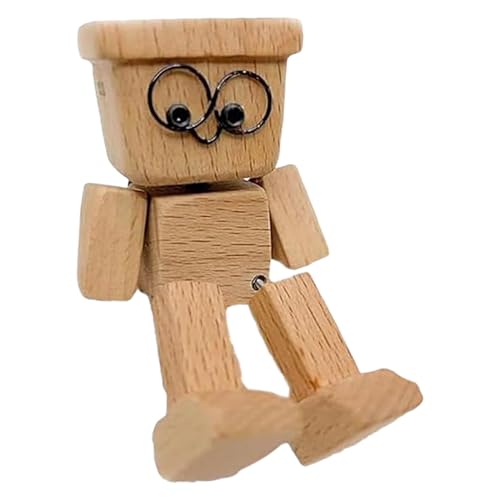 Ungtyb Holzfigur für Herren, Armaturenbrett-Verzierung, lustige Skulpturen, langlebiges Hand-Design, ideal für den Schreibtisch, Schlafsaal, 3,15 x 1,97 Zoll Ungtyb Holzfigur für Herren, Armaturenbrett-Verzierung, lustige Skulpturen, langlebiges Hand-Design, ideal für den Schreibtisch, Schlafsaal, 3,15 x 1,97 Zoll von Ungtyb