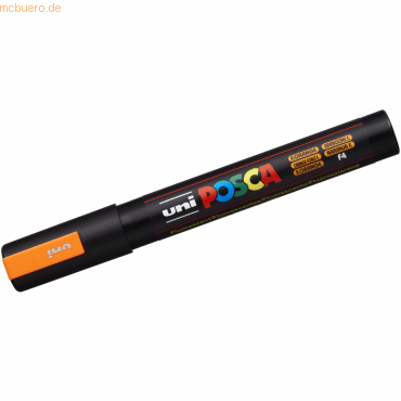 Uni-Ball Fasermaler Uni Posca PC-5M 1,8-2,5mm neon-orange von Uni-Ball