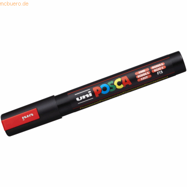 Uni-Ball Fasermaler Uni Posca PC-5M 1,8-2,5mm neon-rot von Uni-Ball