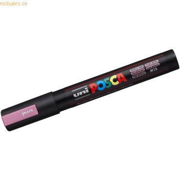 Uni-Ball Fasermaler Uni Posca PC-5M 1,8-2,5mm rosa metallic von Uni-Ball